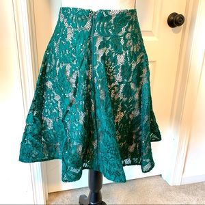 MY MICHELLE Sequin Layered Circle Skirt—SZ. 13